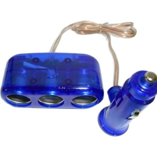 BM-001 One to three cigarette lighter Car charger Double-sided adhesive hot sale Transparent