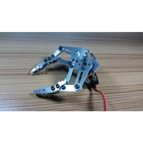 Full Metal Robotic Arm Gripper Claw Paw Clamp Talon Robot Mechanical Claw Compatible With MG996R For DIY Robot Manipulator Toy