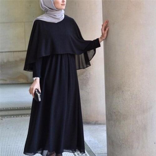 Turkey Muslim Fake Two Piece Abaya Dress Women Cloak Moroccan Kaftan Robe Kimono Maxi Vestidos Islamic Clothing Ramadan Kaftan
