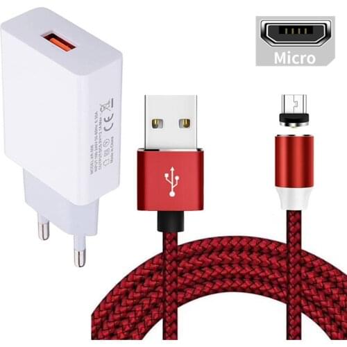 Magnetic Micro usb Charger Cable For Samsung galaxy S4 S5 J7 J4 J3 J6 A6 A10 Honor 7A 8X android Phone 5V 2A USB Charger adapter