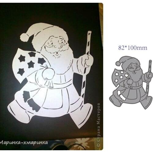 Metal cutting dies cut die mold Santa Claus decoration Scrapbook paper craft knife mould blade punch stencils dies