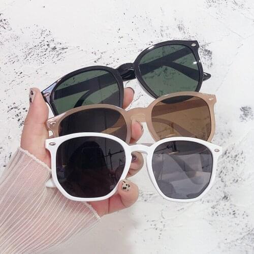 Fashion Style All-match Trend Sunglasses Round Frame Sunglasses Ins Trend Big Frame Sunglasses Fishing Sunglasses Driver Goggles