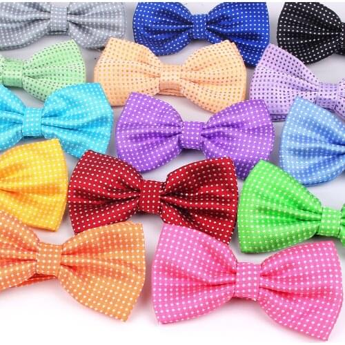 NEW Men Classic dots Bow ties Fashion Tuxedo Neckwear Adjustable Mans Wedding Bow Tie Male Polyester bowties