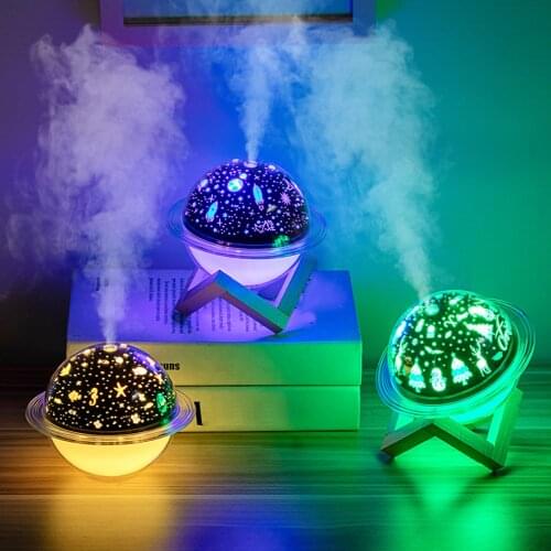 Small Air Humidifier Fog Steam Mist Maker Colorful Night Lights Evaporator Humidifier For Bedroom Office