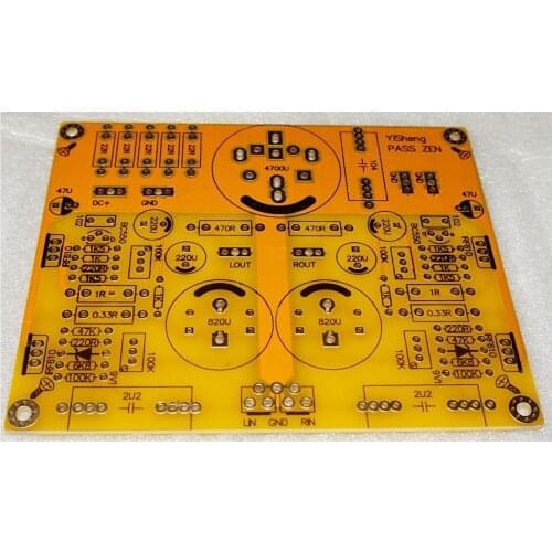 PCB For PASS ZEN Single-end Class A Headphone Amplifier 5w DC 24V Board