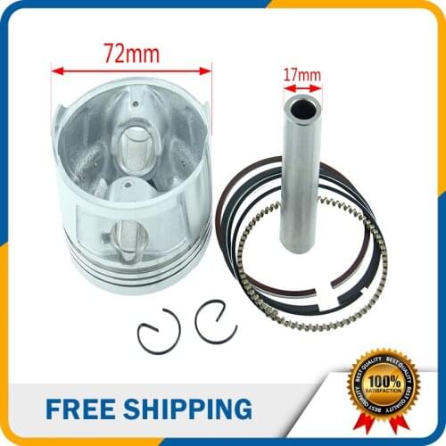 72mm 17mm Pin Ring Piston Set for 250cc CF Motor Engine ATV Pocket Bike Buggy HH-136
