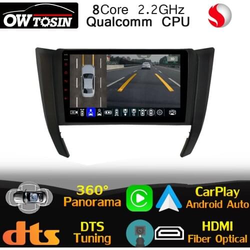 Qualcomm CPU Android For Nissan Navara Frontier NP300 4 D23 2014-2021 Car Radio GPS 360 Panoramic Optical HDMI Stereo WiFi Auto