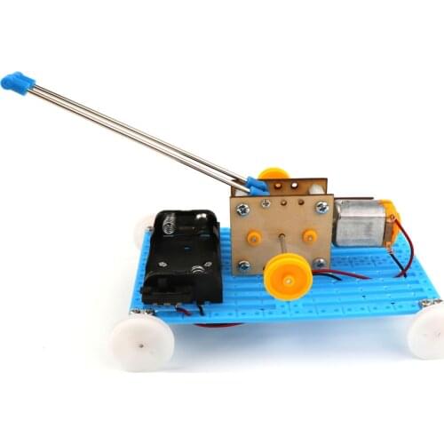 Robot DIY CiêNcia E Tecnologia De ProduçãO De Modelo De Tanque De Carro EléTrico De Quatro Rodas Rodas RobóTica InvençãO Cientí