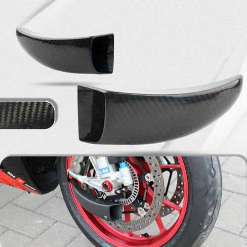 Carbon Air Ducts Brake For KAWASAKI Ninja 1000 ZX10R 04-10 ZX6R 636 03-19 ZX-12R 04-06 ZZR1100 ZX11 Cooling + Mounting kit