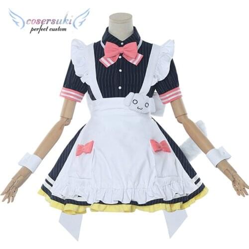 Virtual YouTuber Inuyama Tamaki Cosplay Carnaval Costume Halloween Christmas Costume