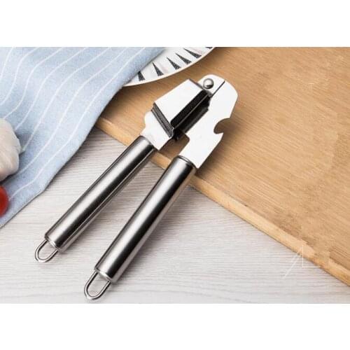 1PC Mutifunctional Stainless Steel Garlic Presses Ginger Squeezer Crusher Chopper w/Bottle Opener Vegetable Slicer KX 060