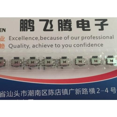 10PCS/lot Original Japanese Panasonic EVQPUA02K medium tortoise touch switch mobile phone side button 4.7*3.5 patch 4 feet