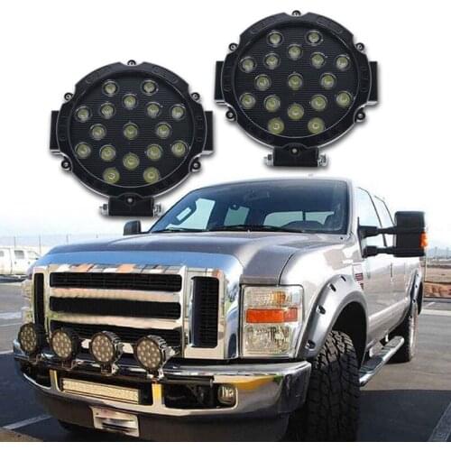 7inch 51W LED Work Light Bar Fog Driving Lamp For Car Truck Offroad SUV ATV Boat