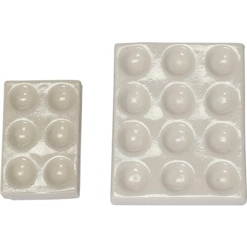 White 6/12 Holes Laboratory Porcelain Spotting Tile Reaction Plate Apothecary