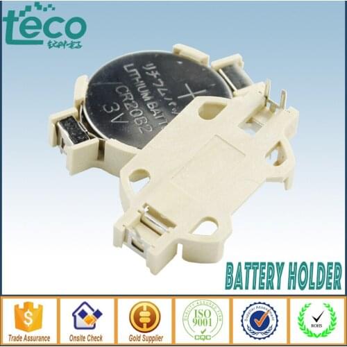 5Pcs/lot CR2032 2032 Battery Button Cell Holder Socket Case Plastic Box TBH-CR2032-12