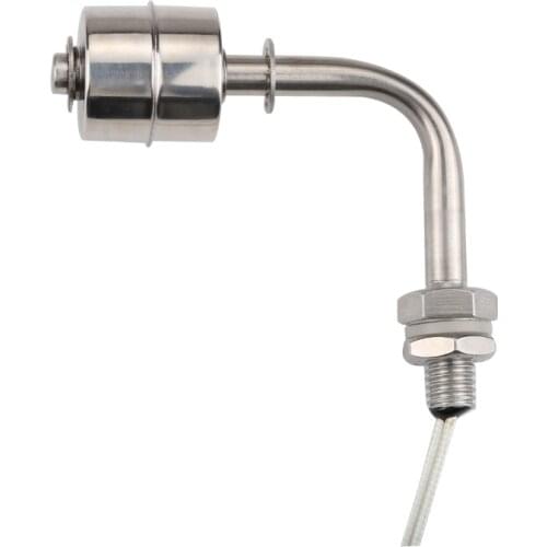 80x65mm SUS L type electronic float switch, crooked liquid water level stainless sensor, magnetic water level controller