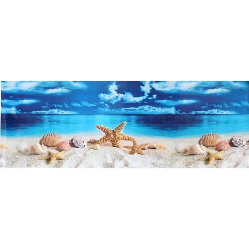Fish Tank Background Mural Decorative Sticker Aquarium Background (Colorful)