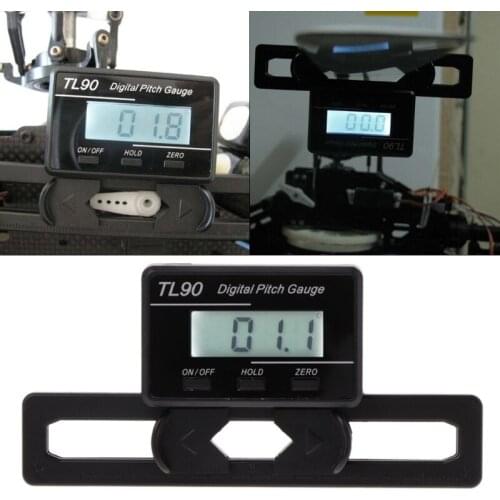 TL90 Digital Pitch Gauge LCD Backlight Display Blades Angle Measurement Tool 19QB
