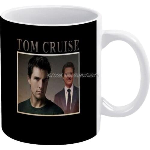 Images Idol Art Gift For Fans Coffee Mugs High Fashion Luxury Pattern Ceramic Mug Custom Cup Mugs Coffee Cups Ceramic Tom Cruise