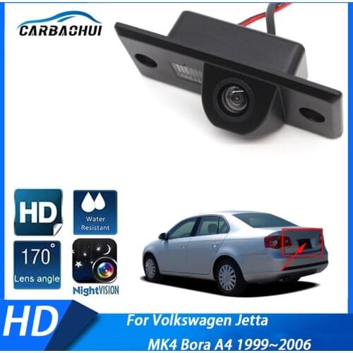 170 Degree HD Vehicle Rear View Camera ​Night Vision For Volkswagen Jetta MK4 Bora A4 1999 2000 2001 2002 2003 2004 2005 2006
