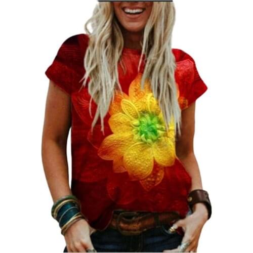 Summer Clothes T-shirt For Women 3d Custom Women Tshirts 2021 New Casual Streetwear Short Sleeve Loose Tops Oversized Tee Top