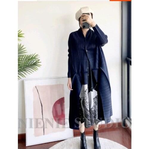 HOT SELLING Miyake Alternative personality unique fold irregular coat IN STOCK