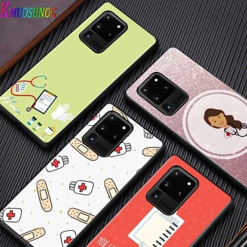 Nurse Medical for Samsung Note 20 S20 FE Lite Ultra Plus A91 A81 A71 A51 A41 A31 A21 A11 A12 A42 A01 Phone Case