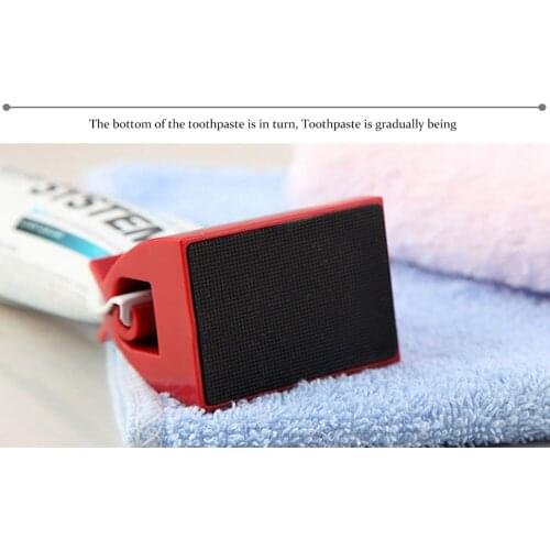 Plastic Bathroom Home Tube Rolling Holder Squeezer Easy Toothpaste Dispenser new