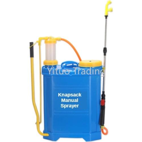 16L Manual Sprayer Agricultural Stainless Steel Telescopic Spray Hand Pressure Pesticide Sprayer Backpack Non-electric Sprayer
