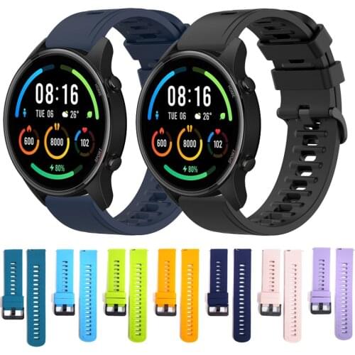 Silicone Sport band For Xiaomi mi watch color Sports edition Wrist Strap For Mi watch color Bracelet Replaceable watchbands