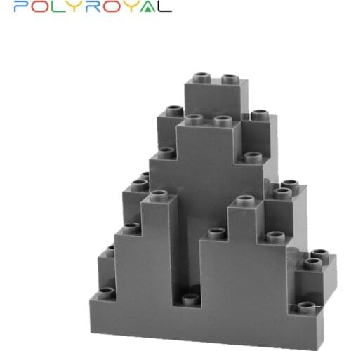Building Blocks parts 4x10x6 Mountain Rock Wall Board brick 1 PCS MOC Compatible With brands toys for children 6083