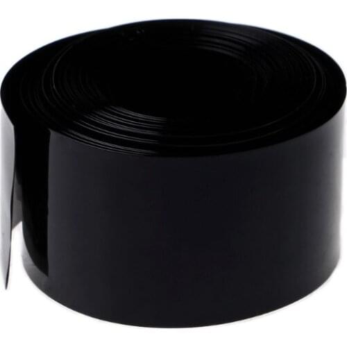 5m PVC Heat Shrink Tubing Tube Wrap Kit For 18650 18500 Battery Flat Round 18.5mm B85C