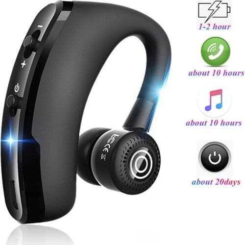 V9 Earphones Bluetooth Headphones Handsfree Wireless Headset Business Headset Drive Noise Reduction Call Sports Earphones