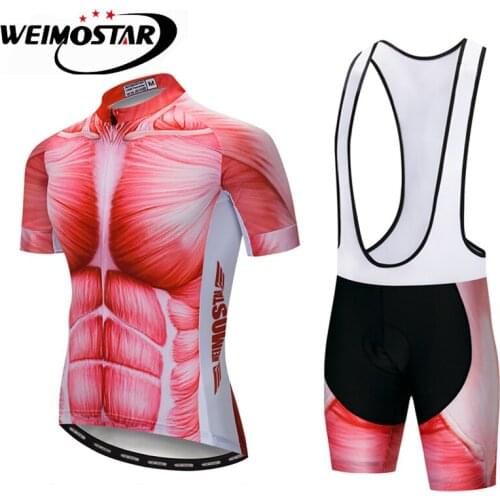 Weimostar Mens Pro Team Summer Cycling Jersey set MTB Team Bike Ropa Ciclismo Short Sleeve Sportswear Suits S-XXXL