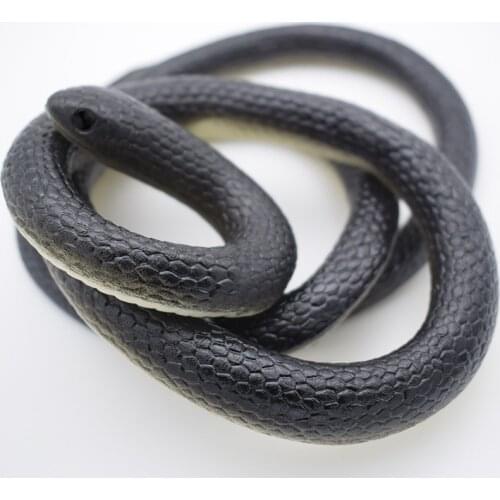 Novelty Halloween Gift Tricky Funny Spoof Toys Simulation Soft Scary Fake Snake Horror Toy For Party Event
