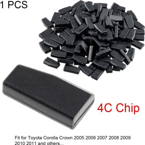 Blank ID4C Carbon Chip Car Key Transponder Chip Fit Replacement for Toyota Corolla Crown 2005 2006 2007 2008 2009 2010 2011