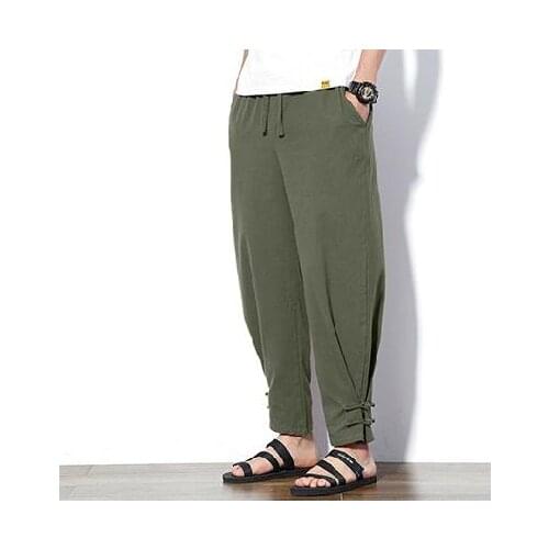 6color Summer cotton tai chi martial arts pants lay zen Kung Fu bloomers wushu training trousers tang pants blue/red/green