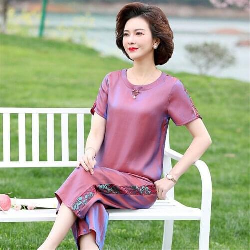 Womens summer womens tracksuit 2020 new Korean loose large size two piece set women casual fashion