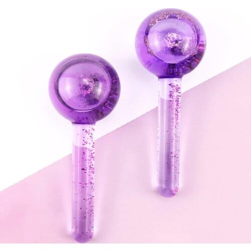 1Pair Cooling Ice Globes Roller Ball Face Eye Massage Tool Massager Tighten Skin Reduce Puffiness Pores Skin Care