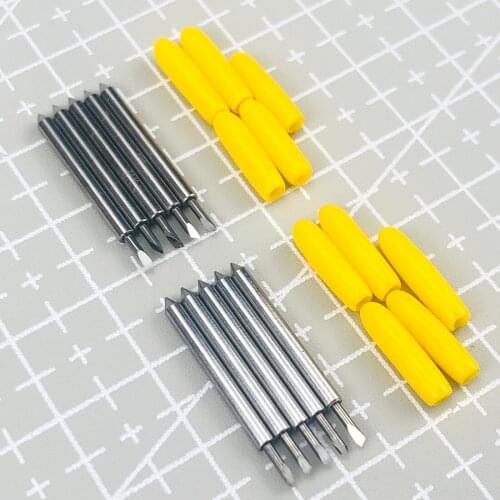 30 Degree 10pcs Plotter Blade Vinyl Cutter Offset Knife for Cricut Roland Milling Cutter Engraving Hand Tool