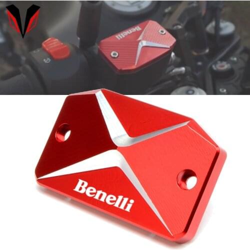 For Benelli Leoncino 500 250 TRK 502 TNT 300 / 600 BN302 Accessories Motorcycle CNC Brake Reservoir Cover Master Cylinder Cap