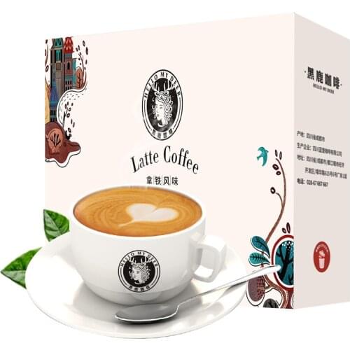 Free shipping CN Health Latte Milk Flavor Rich Instant Coffee Three-in-One White Coffee 18G * 30 Pack