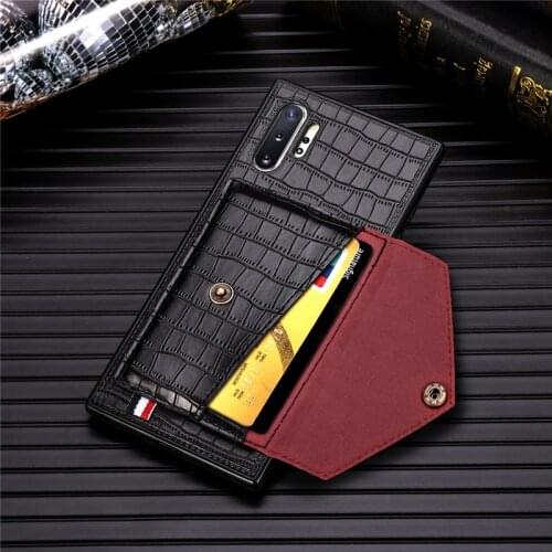 Note 10 Plus Retro PU Leather Case for Samsung S10 plus A10 A20 A30 A40 With Card Pocket Holder Case for Samsung A50 A51 A70S
