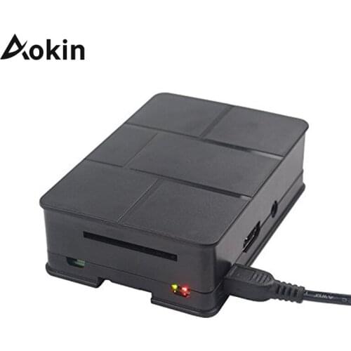 For Raspberry Pi 3 model B Case Cover Black Shell ABS Plastic Box for Raspberry PI 2 Model B and Model B