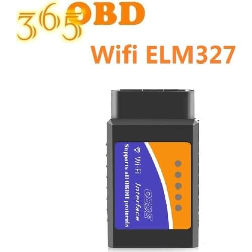 ELM327 WIFI V1.5 With PIC18F25K80 Chip Code Reader ELM 327 OBDll Auto Scanner for IOS Android elm327 v1.5 wifi Diagnostic Tool