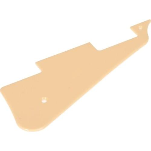 Cream Single Ply SCRATCHPLATE Guard Plate Pickguard For Les Paul LP Guitar