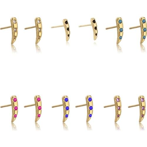 Women's Gold Earrings LooXi China