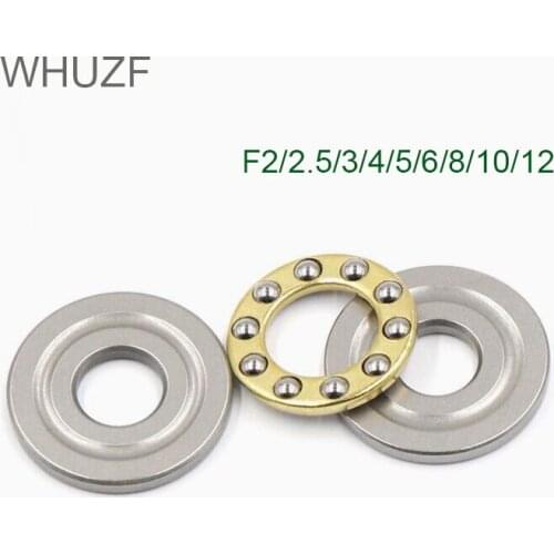 5PCS F2-6 F2.5-6 F3-8 F4-9 F4-10 F5-10 F5-11 F5-12 F6-12 F6-14 F7-13 F8-16 F10-18 F12-21M Axial Ball Thrust Bearing