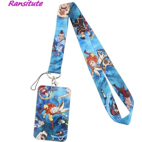 Ransitute R1550 Anime Magic Story Cartoon Key Chain Lanyard Gifts For Child Students Friends Phone USB Badge Holder Necklace