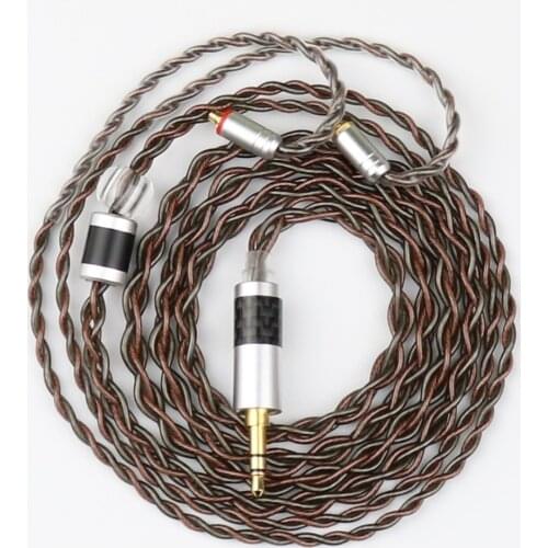 Se535 se215 single crystal copper silver plated earphone wire